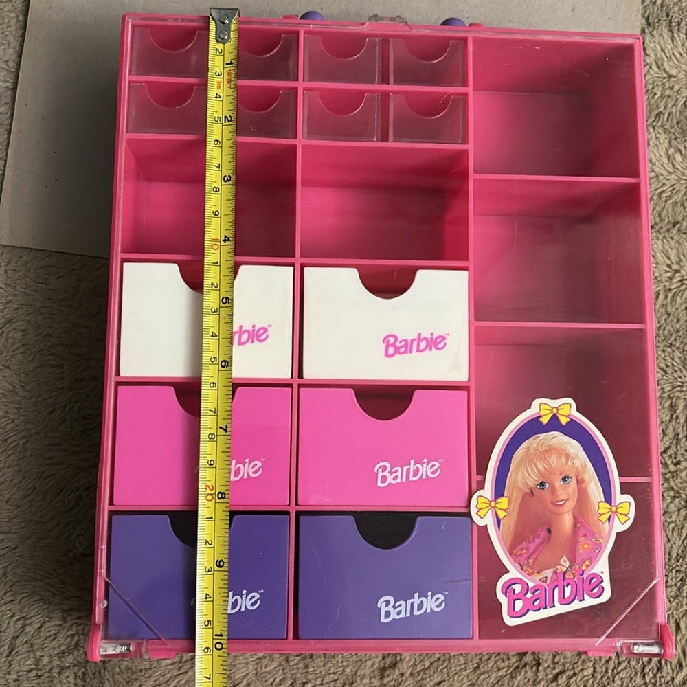 1993 Barbie Carry Case Accessories Case - Picture 11 of 12